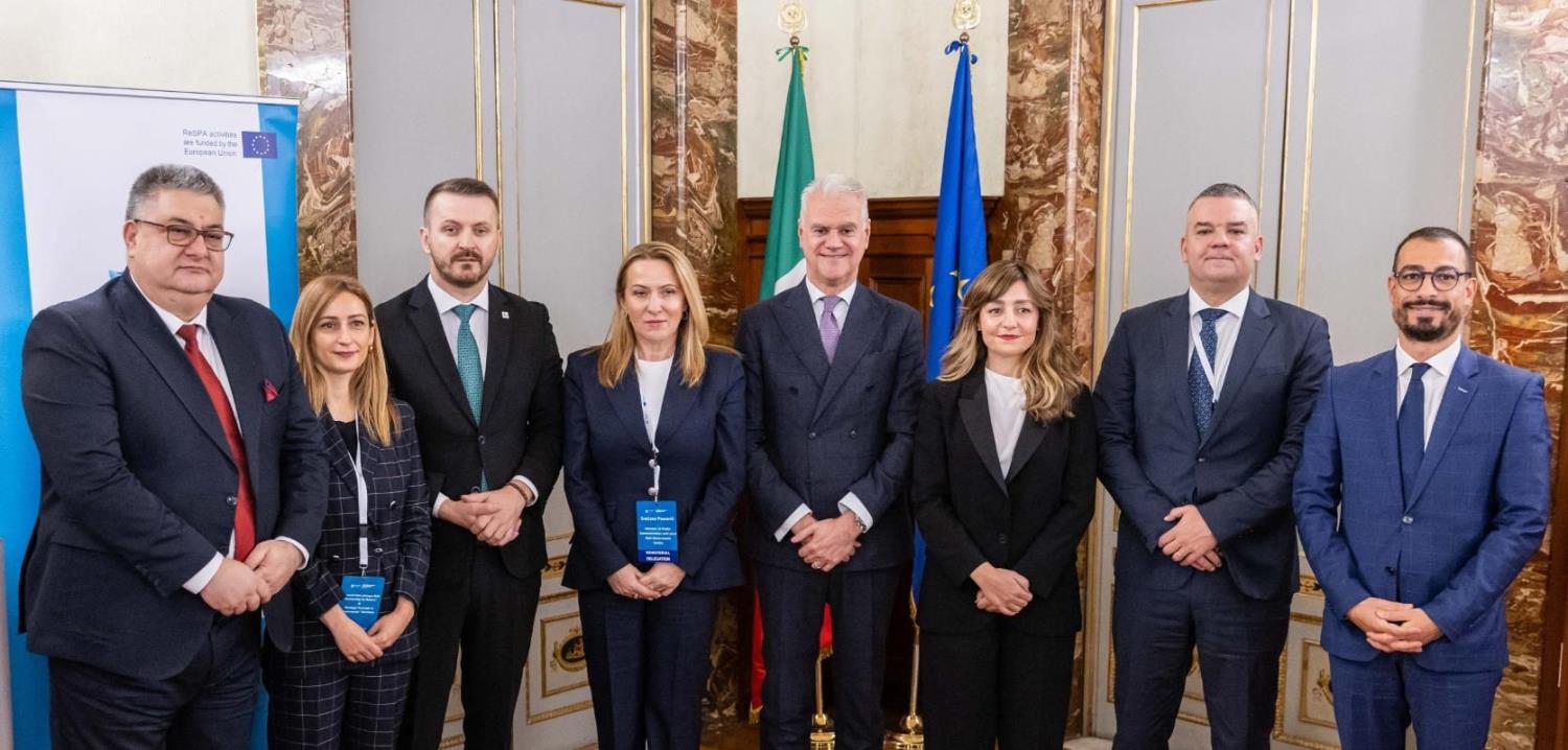 Zëvendësministri Dobra merr pjesë në Dialogun e Nivelit të Lartë për Reformën e Administratës Publike në Romë