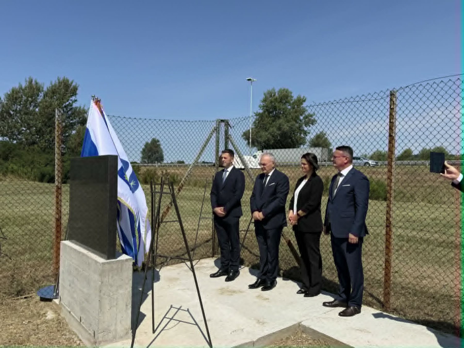 Delegacioni i MPB-së mori pjesë në zbulimin e pllakës përkujtimore kushtuar viktimave të aksidentit në Kroaci