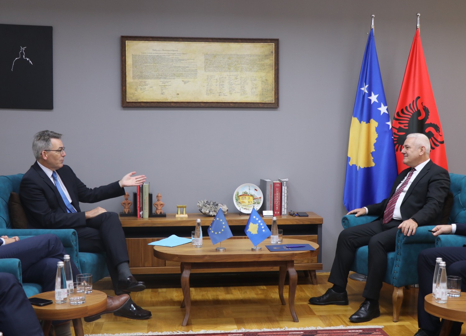  Ministri Sveçla priti në takim Zëvendësdrejtorin e Përgjithshëm të DG HOME dhe Koordinatorin për Zonën Schengen, Olivier Onidi
